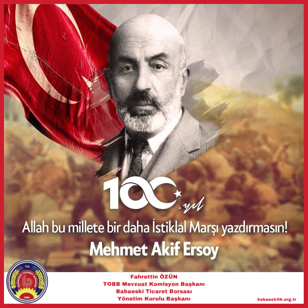 İstiklal Marşı’nın Kabulünün 100. Yılı