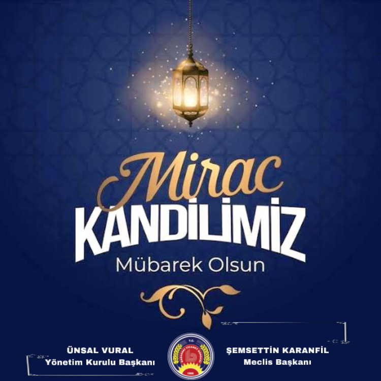 Miraç Kandilimiz Mübarek Olsun 