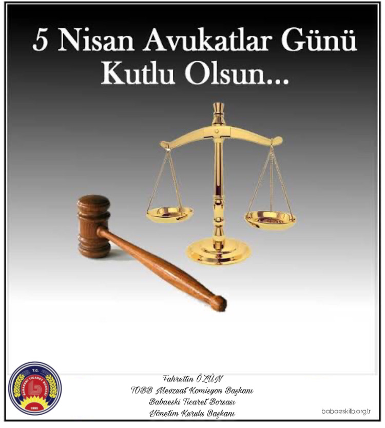 Avukatlar Günü Kutlu Olsun