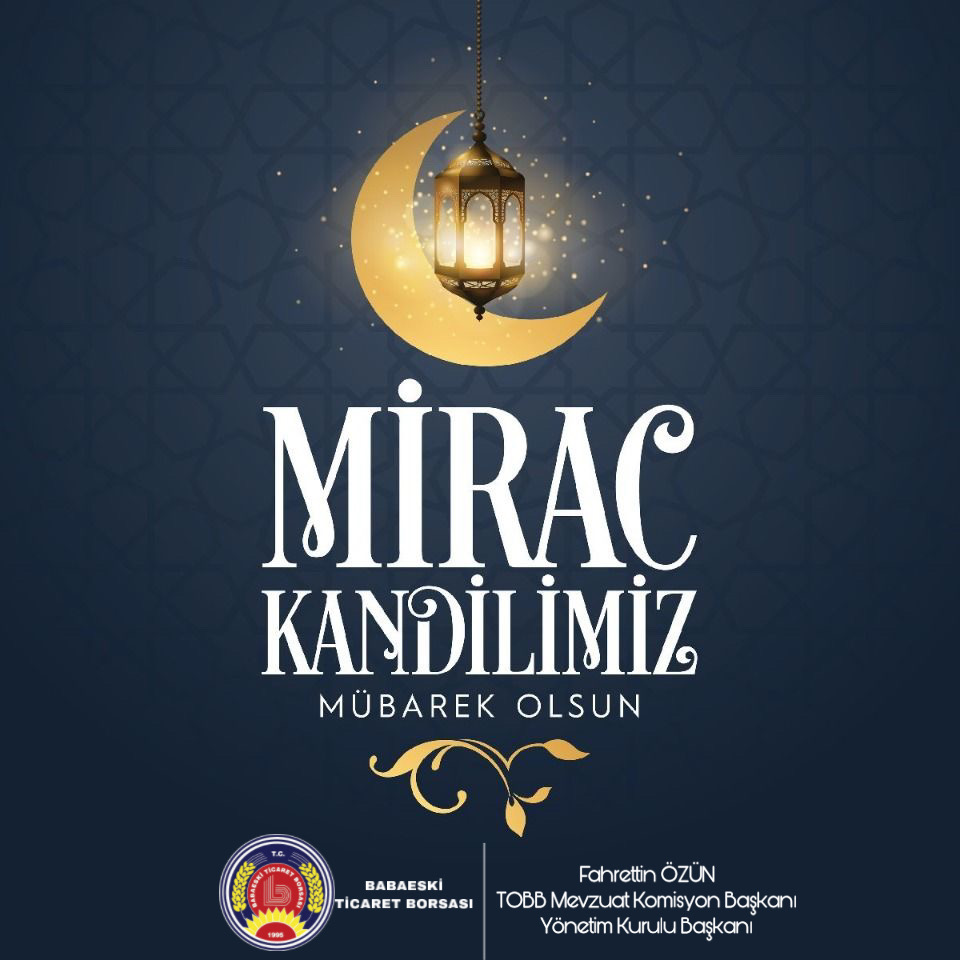 Miraç Kandiliniz Mübarek Olsun 