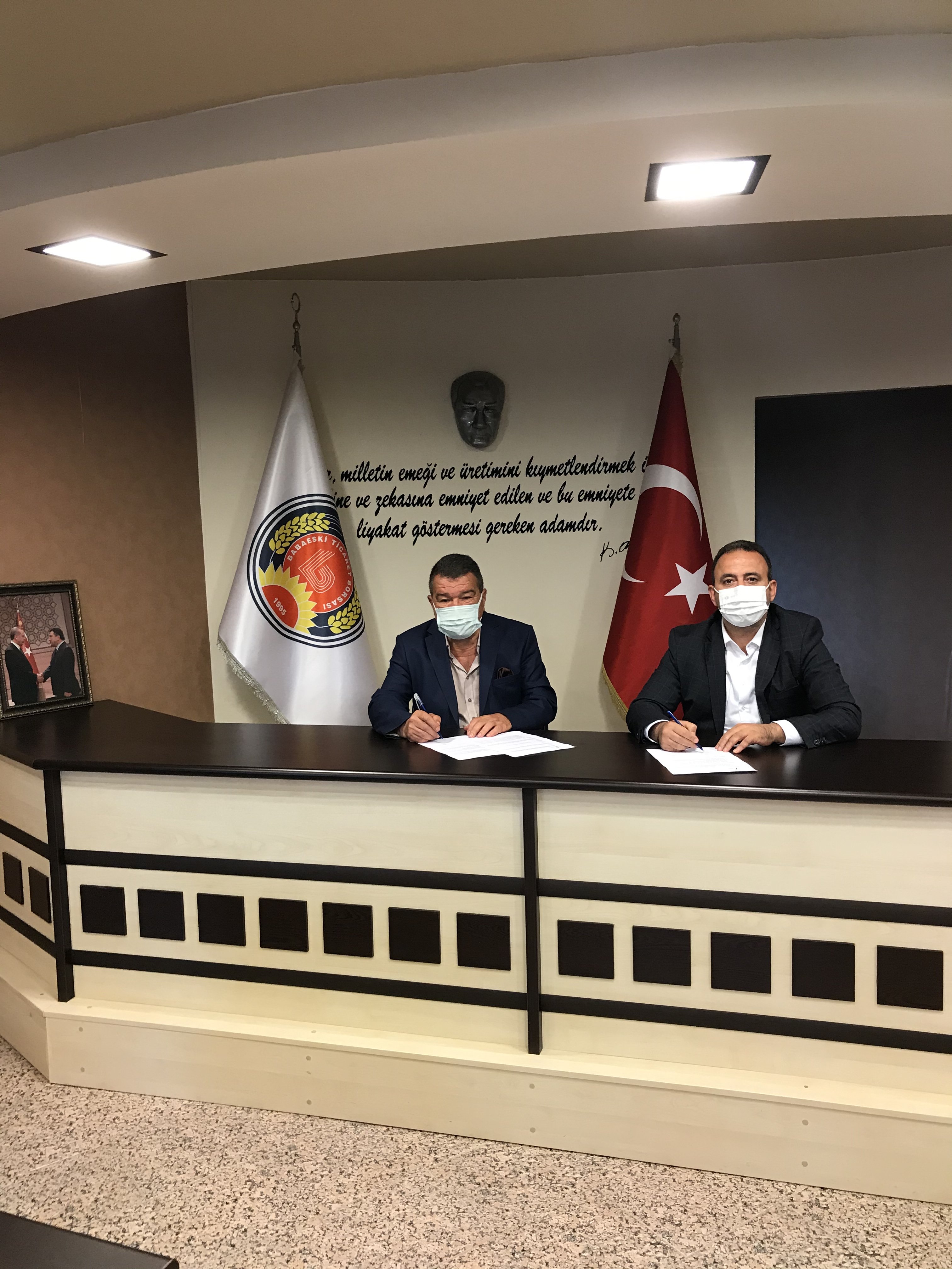 PROTOKOL İMZALADI !