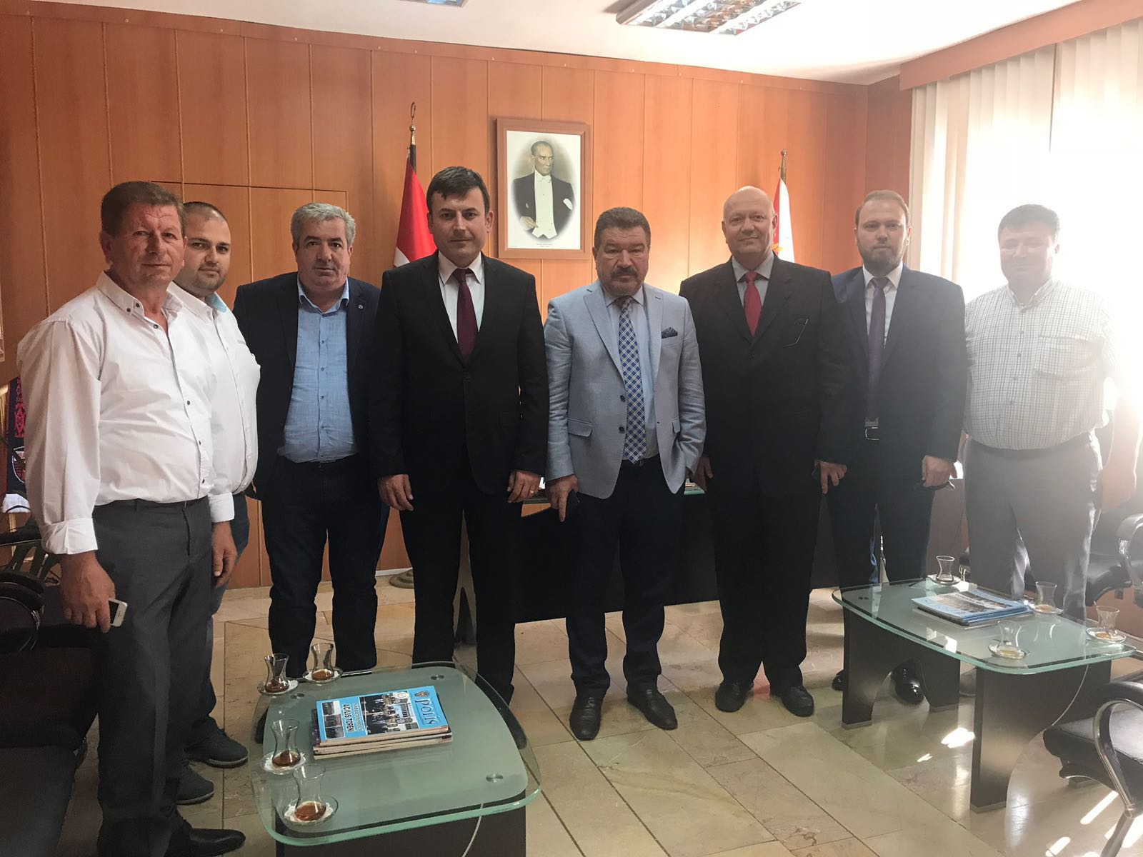 Borsamızdan Babaeski İlçe Emniyet Müdürümüze Ziyaret