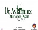 Üç Aylarımız Mübarek Olsun 