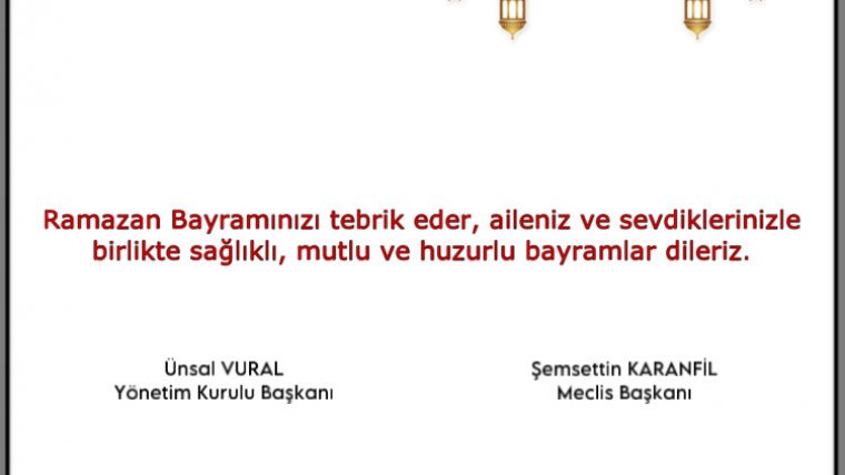 İyi Bayramlar…