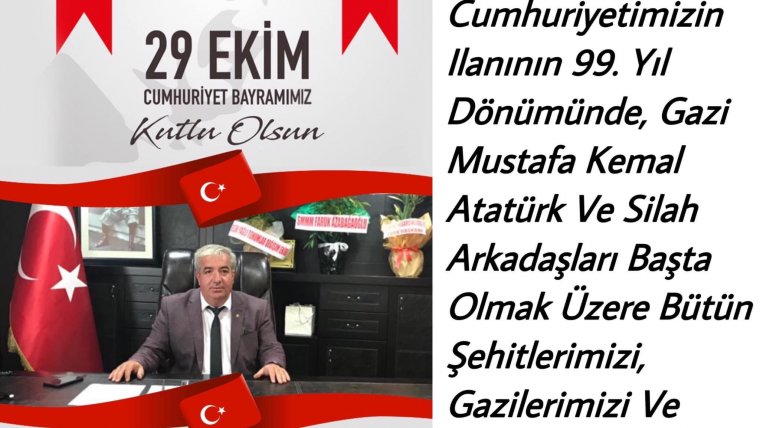 Cumhuriyet Bayramımız Kutlu Olsun 