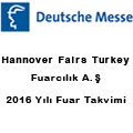 Hannaver Faira Turkey 2016 Yılı Fuar Takvimi